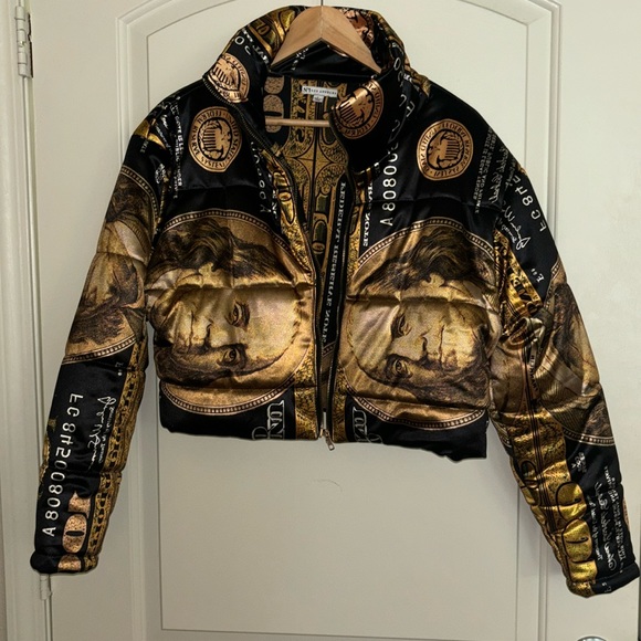 100 Dollar Bill Jacket 🧥 - Picture 1 of 7